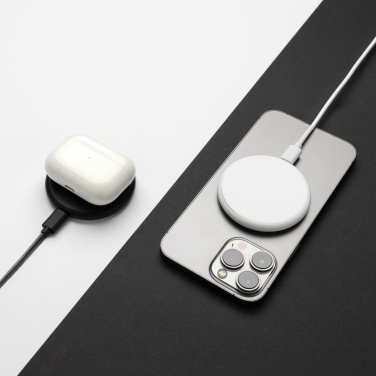 Logo trade promotional products image of: Magnapad 15W RCS rplastic magnetic 3 in 1 charging pad