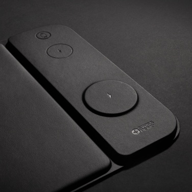 Logotrade promotional giveaway picture of: Swiss peak RCS recycled PU 15W 3 in 1 charging mousepad