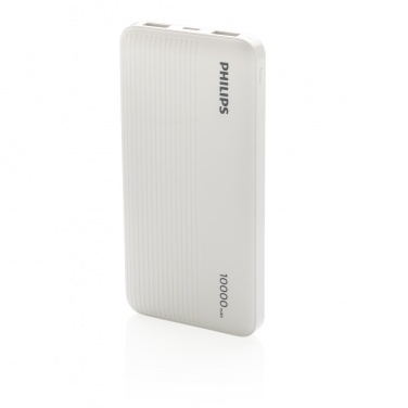Logotrade promotional product picture of: Philips 10.000 mAh slim powerbank