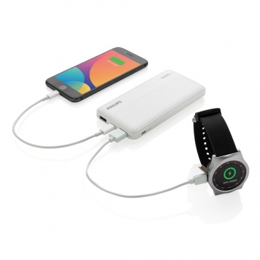 Logotrade promotional merchandise image of: Philips 10.000 mAh slim powerbank