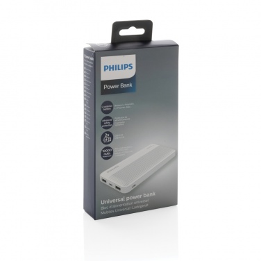 Logo trade promotional items picture of: Philips 10.000 mAh slim powerbank