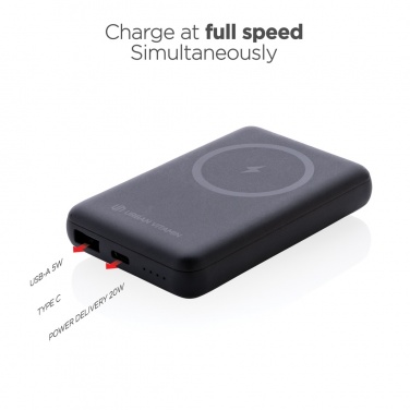 Logo trade promotional giveaway photo of: Urban Vitamin Los Altos RCS rplastic 5000mah powerbank
