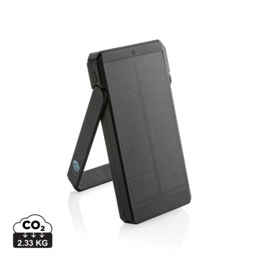 Logotrade corporate gifts photo of: Skywave RCS recycled plastic solar powerbank 10000 mAh