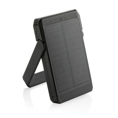 Logotrade corporate gift picture of: Skywave RCS rplastic solar powerbank 5000 mAh 10W wireless