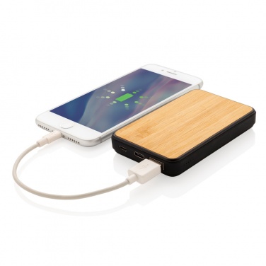 Logo trade promotional products picture of: RCS recycled plastic 5.000 mAh Powerbank