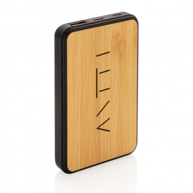 Logo trade corporate gifts picture of: RCS recycled plastic 5.000 mAh Powerbank