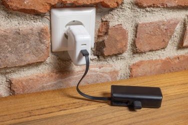 Logotrade advertising product picture of: Powerlink RCS rplastic 3000 mAh powerbank iOS connector