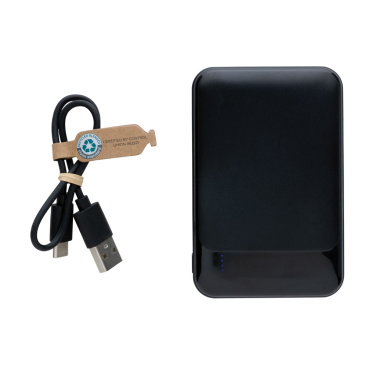 Logotrade corporate gift image of: RCS recycled plastic 5.000 mAh powerbank