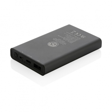 Logotrade promotional product picture of: Terra RCS recycled aluminium powerbank 5.000 mAh