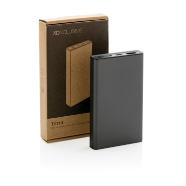Logotrade promotional gift picture of: Terra RCS recycled aluminium powerbank 5.000 mAh