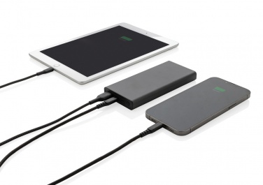 Logotrade corporate gift picture of: Terra RCS recycled 18W aluminium powerbank 10.000 mAh