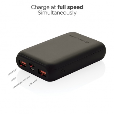 Logo trade advertising product photo of: Urban Vitamin Alameda 10.000 mAh 18W PD powerbank