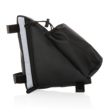 Logo trade promotional product photo of: PU high visibility bike frame bag with bottle holder