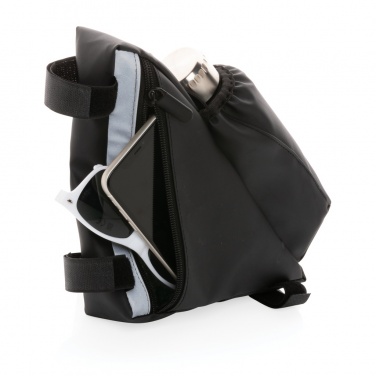 Logotrade promotional giveaway picture of: PU high visibility bike frame bag with bottle holder