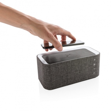 Logotrade advertising products photo of: Vogue wireless charging speaker