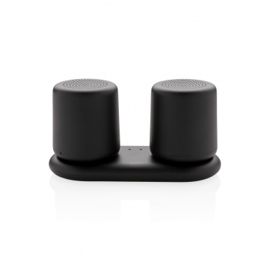 Logo trade corporate gifts picture of: Double induction charging speaker