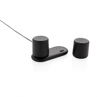 Logo trade promotional product photo of: Double induction charging speaker