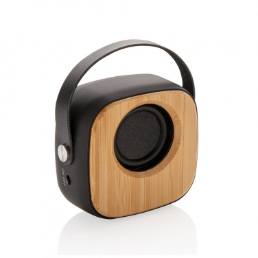 Logo trade advertising products image of: Bamboo 3W Wireless Fashion Speaker