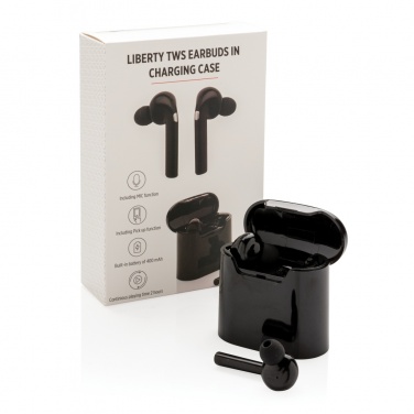 Logotrade corporate gift picture of: Liberty wireless earbuds in charging case