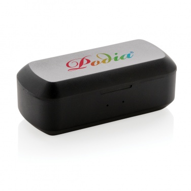 Logo trade business gift photo of: Free Flow TWS earbuds in charging case