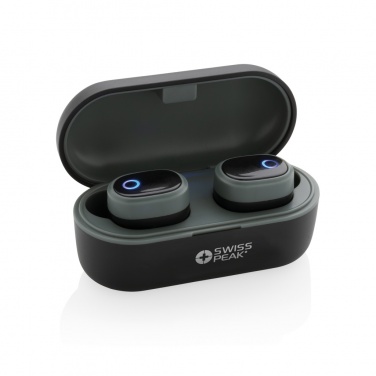 Logo trade corporate gift photo of: Swiss peak TWS earbuds