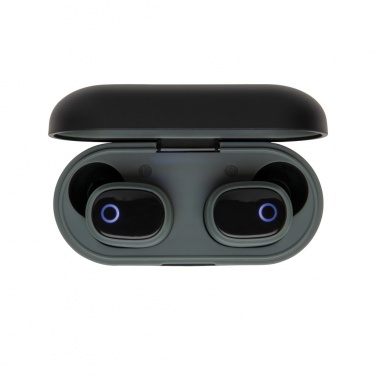 Logo trade promotional giveaways image of: Swiss peak TWS earbuds