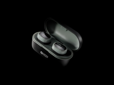 Logo trade promotional giveaways image of: Swiss peak TWS earbuds