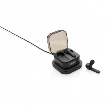Logotrade promotional item picture of: TWS earbuds in wireless charging case