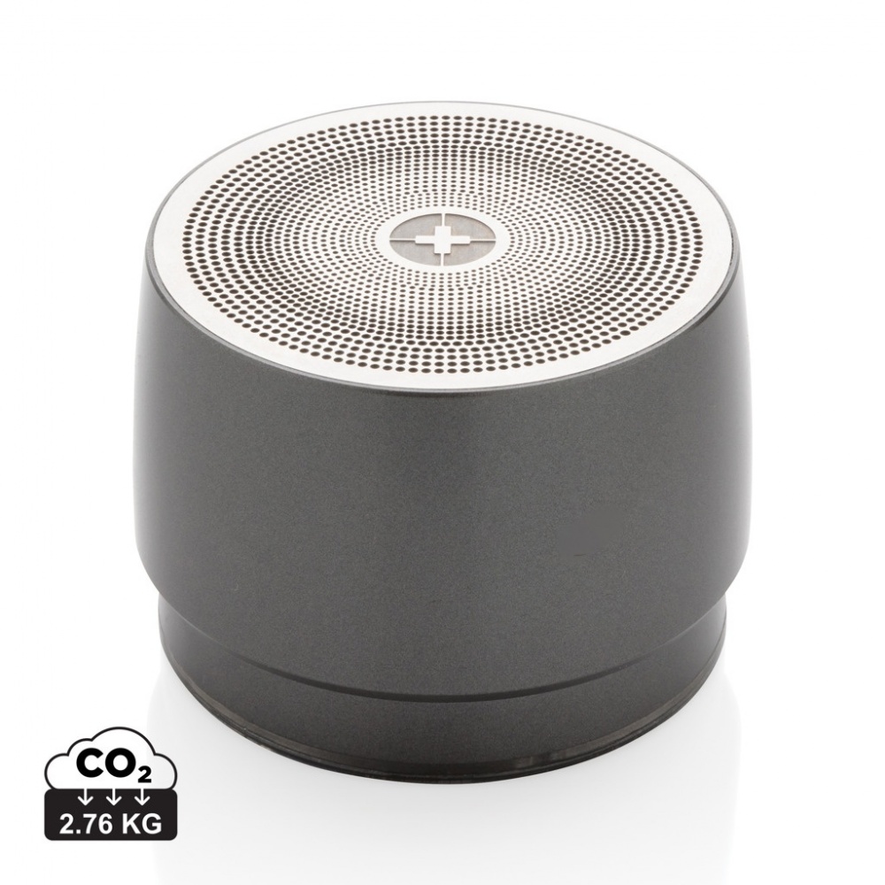 Logo trade promotional giveaways image of: Swiss peak 5W wireless bass speaker