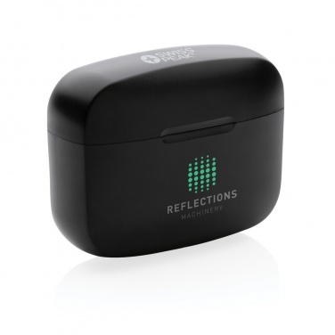 Logotrade corporate gift image of: Swiss Peak ANC TWS earbuds