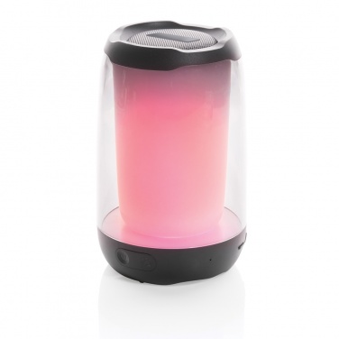 Logotrade promotional item image of: RCS recycled plastic Lightboom 5W speaker