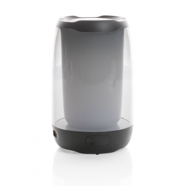 Logo trade promotional products image of: RCS recycled plastic Lightboom 5W speaker