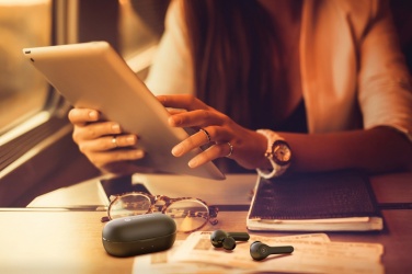 Logotrade promotional giveaway picture of: Motorola IPX5 TWS MOTO buds 85