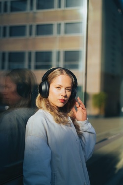 Logotrade promotional merchandise photo of: Urban Vitamin Cupertino RCS rplastic ANC headphone