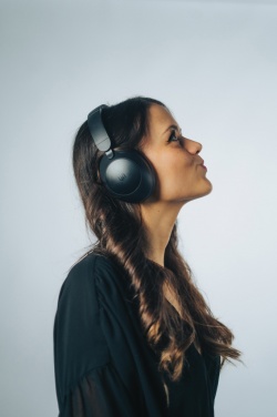 Logo trade promotional giveaways picture of: Urban Vitamin Cupertino RCS rplastic ANC headphone