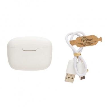 Logo trade advertising products image of: RCS recycled plastic Liberty Pro wireless earbuds