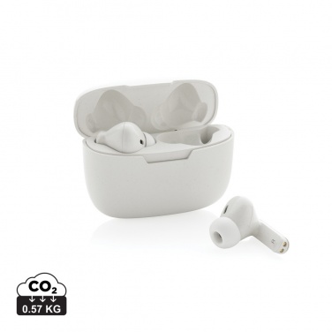 Logotrade promotional gift image of: RCS recycled plastic Liberty Pro wireless earbuds