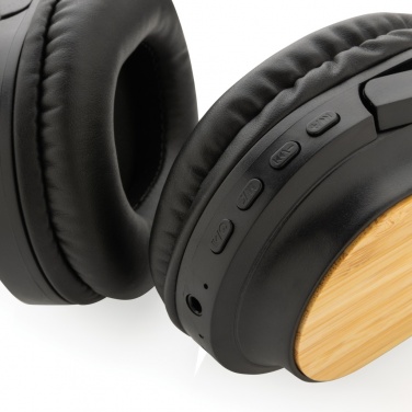 Logo trade promotional giveaway photo of: RCS and bamboo Elite Foldable wireless headphone