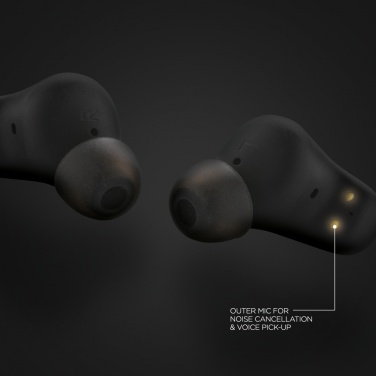 Logo trade promotional merchandise image of: Urban Vitamin Gilroy hybrid ANC and ENC earbuds