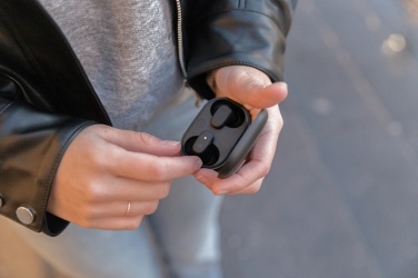 Logo trade corporate gift photo of: Urban Vitamin Gilroy hybrid ANC and ENC earbuds