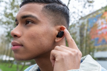 Logotrade promotional merchandise image of: Urban Vitamin Gilroy hybrid ANC and ENC earbuds