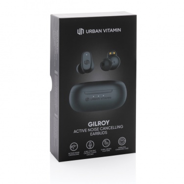 Logotrade promotional gift picture of: Urban Vitamin Gilroy hybrid ANC and ENC earbuds