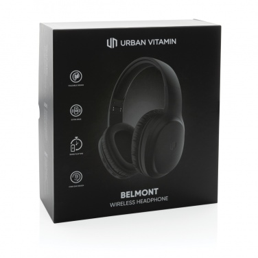 Logo trade advertising products image of: Urban Vitamin Belmont wireless headphone