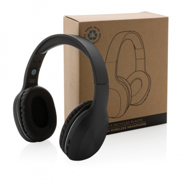 Logo trade promotional giveaways image of: RCS recycled plastic JAM wireless headphone