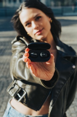 Logotrade advertising product picture of: Urban Vitamin Palm Springs RCS rplastic ENC earbuds