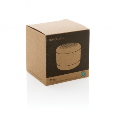 Logotrade business gift image of: Terra RCS recycled aluminium 5W wireless speaker