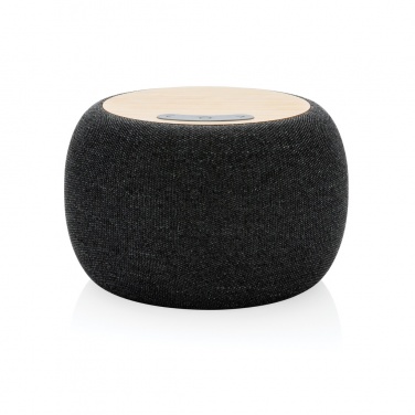 Logo trade business gift photo of: RCS Rplastic/PET and bamboo 5W speaker