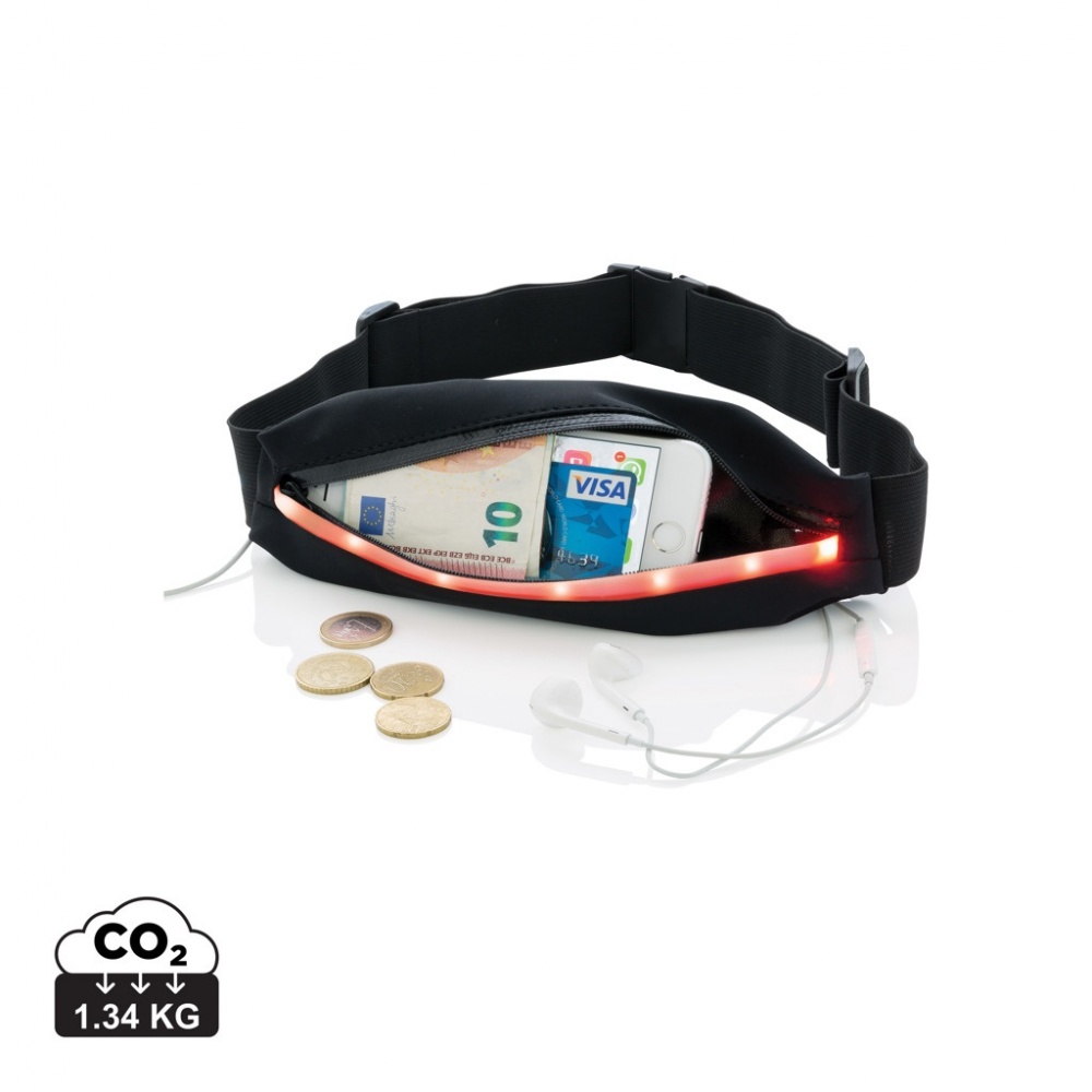 Logotrade promotional item picture of: Running belt with LED