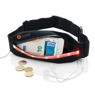 Logo trade promotional merchandise photo of: Running belt with LED