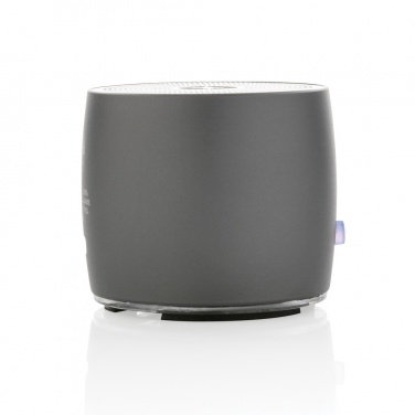 Logotrade promotional item image of: Swiss Peak RCS recycled aluminum 3W bass speaker